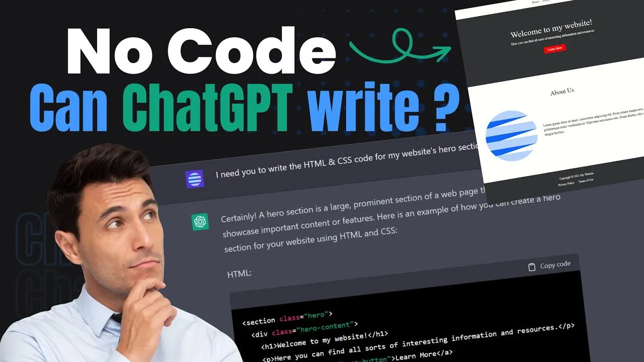 Can ChatGPT write decent HTML and CSS?