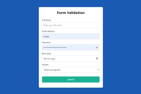Form Validation