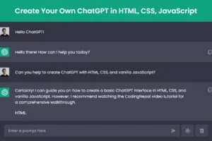How to Create Your ChatGPT in HTML CSS and JavaScript