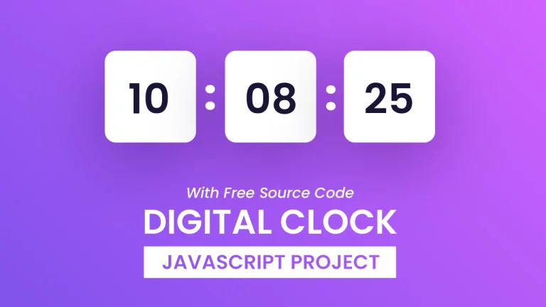 How to make Digital Clock JavaScript 2 Digital Clock JavaScript