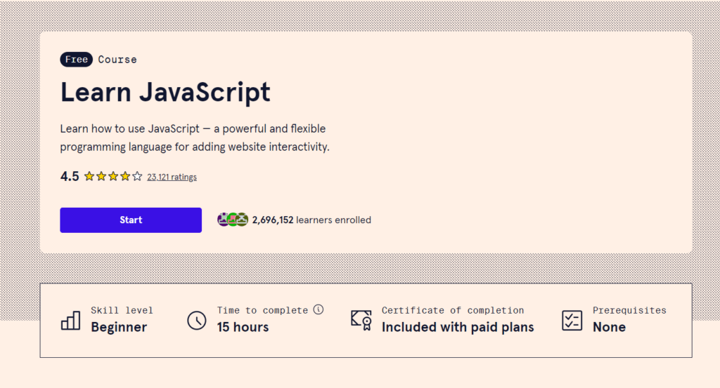 [Codecademy] Learn JavaScript