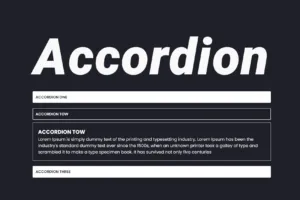 Building a JavaScript Accordion A Step-by-Step Guide